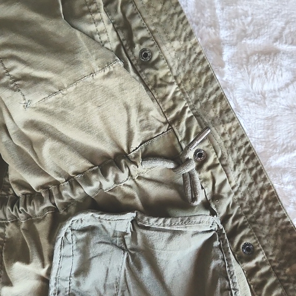 STYLE & CO, Womens, Sz. S, Petite, Olive Green, Military Style, Jacket, Coat - Picture 12 of 16